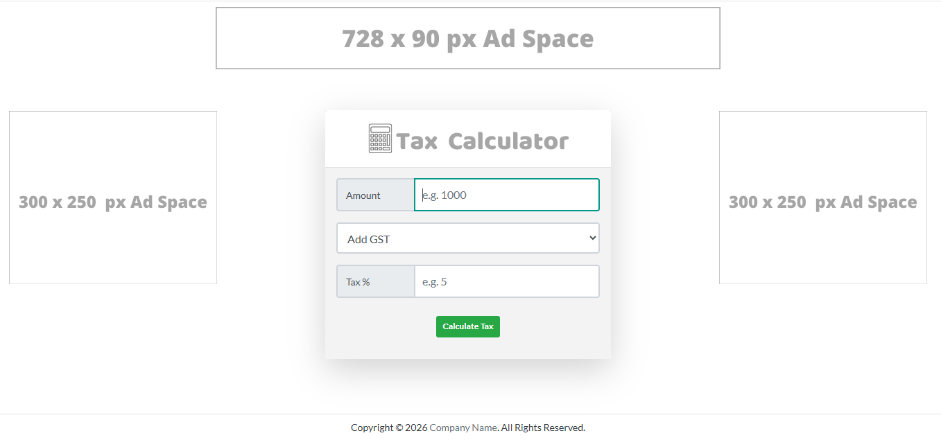 GST Calculator